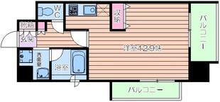 アーバンエース夕陽丘パルの物件間取画像